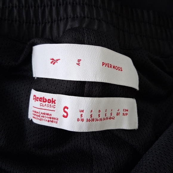 Reebok x Pyer Moss High Waist Black Track Pants Size Small - Picture 5 of 9